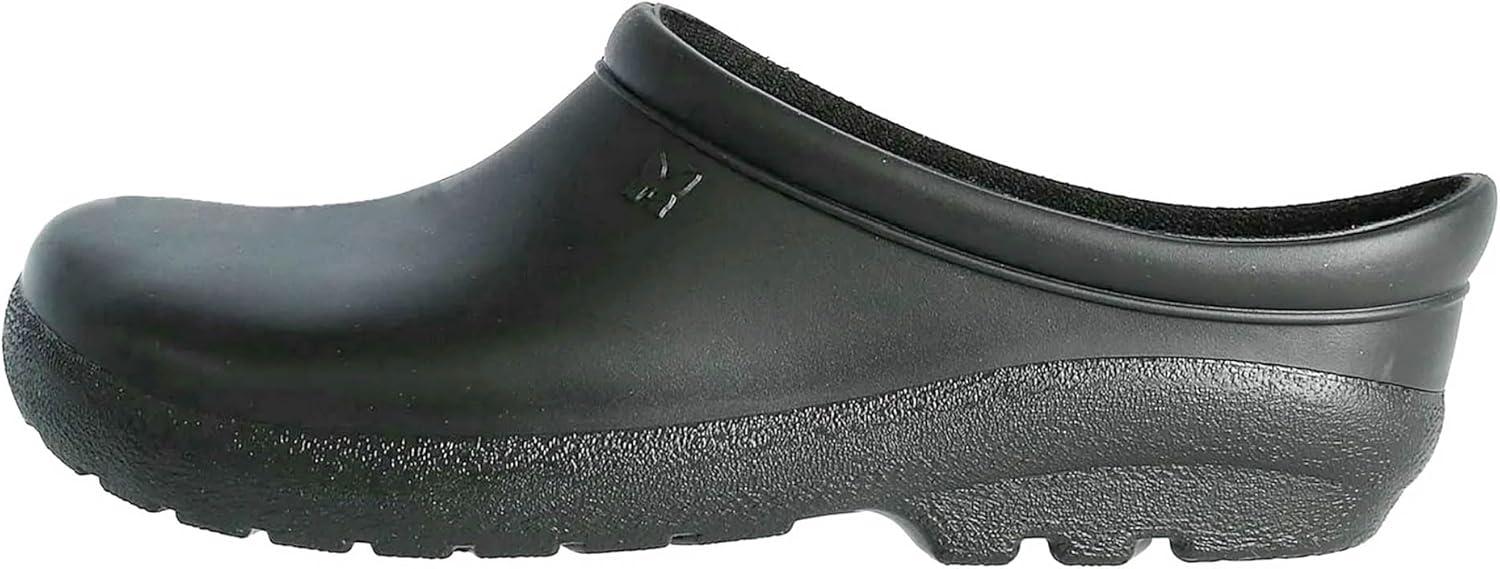 imageSloggers Mens Short Clog Slip On Rain ShoesBlack