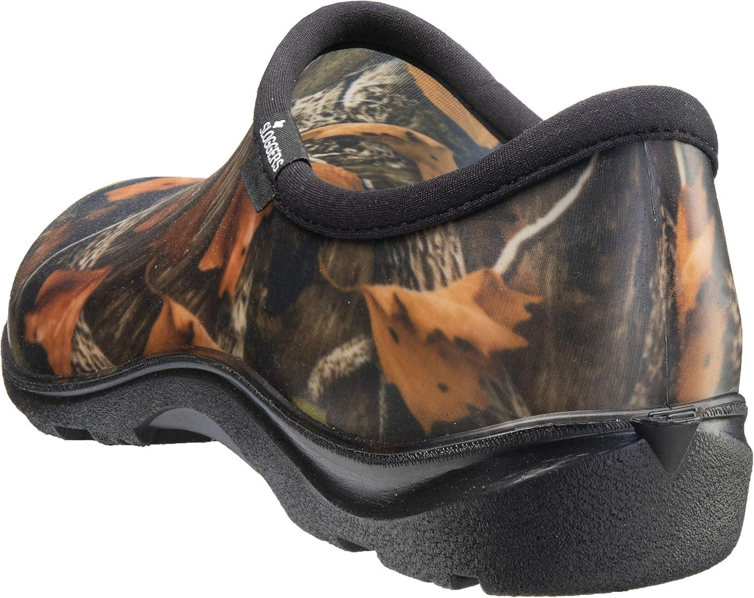 imageSloggers Original Waterproof Work Shoe for Men Outdoor SlipOn Rain and Durable Garden Footwear Made in The USA with Premium Comfort Support Insole Camo Size 11Camo Print