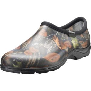 Sloggers Original Waterproof Work Shoe for Men – Outdoor Slip-On Rain and Durable Garden Footwear Made in The USA with Premium Comfort Support Insole, Camo – Size 11(Camo Print)