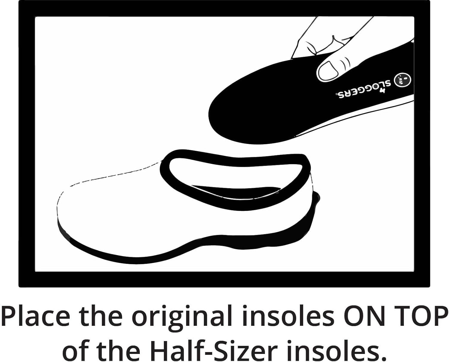 imageSloggers HalfSizer Insoles for Men Size Adjust for Large Outdoor Muck Boots amp Shoes for Perfect Comfort Size 910910