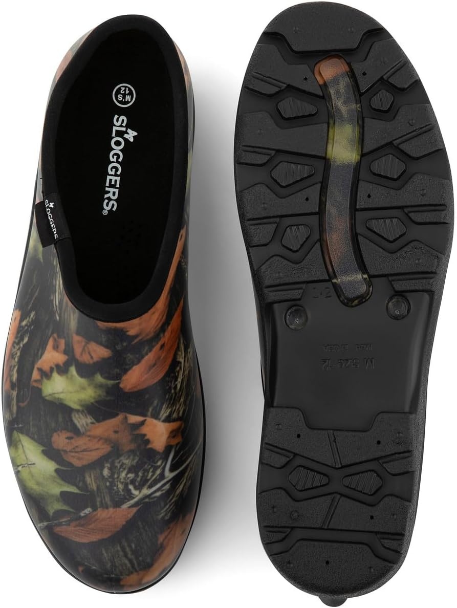 image:imageSloggers Original Waterproof Work Shoe for Men Outdoor SlipOn Rain and Durable Garden Footwear Made in the USA with Premium Comfort Support InsoleCamo Print