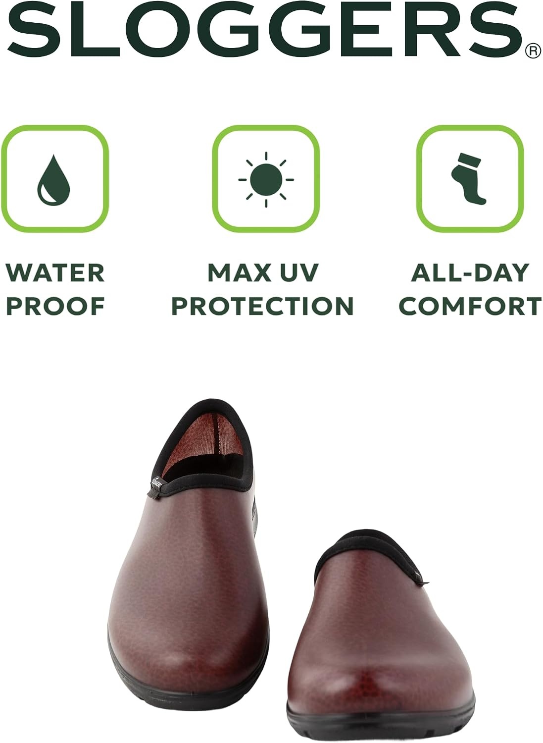 image:imageSloggers Original Waterproof Work Shoe for Men Outdoor SlipOn Rain and Durable Garden Footwear Made in the USA with Premium Comfort Support InsoleCamo Print