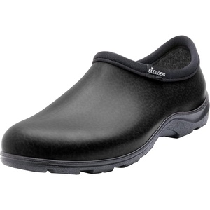 Sloggers Original Waterproof Work Shoe for Men – Outdoor Slip-On Rain and Durable Garden Footwear Made in the USA with Premium Comfort Support Insole(Black)