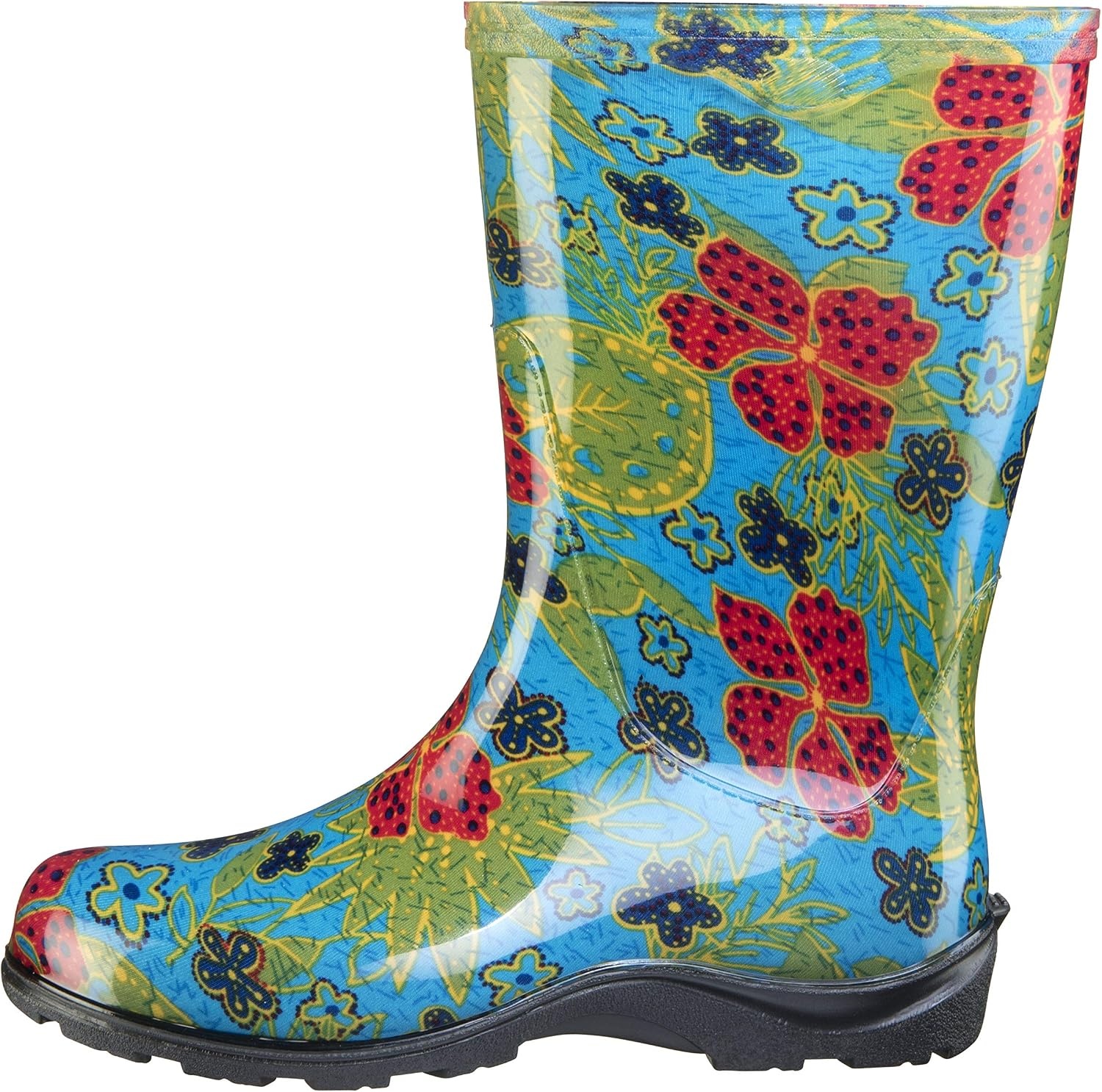image:imageSLOGGERS Womens Rain and Garden Ankle BootMidsummer Blue Print