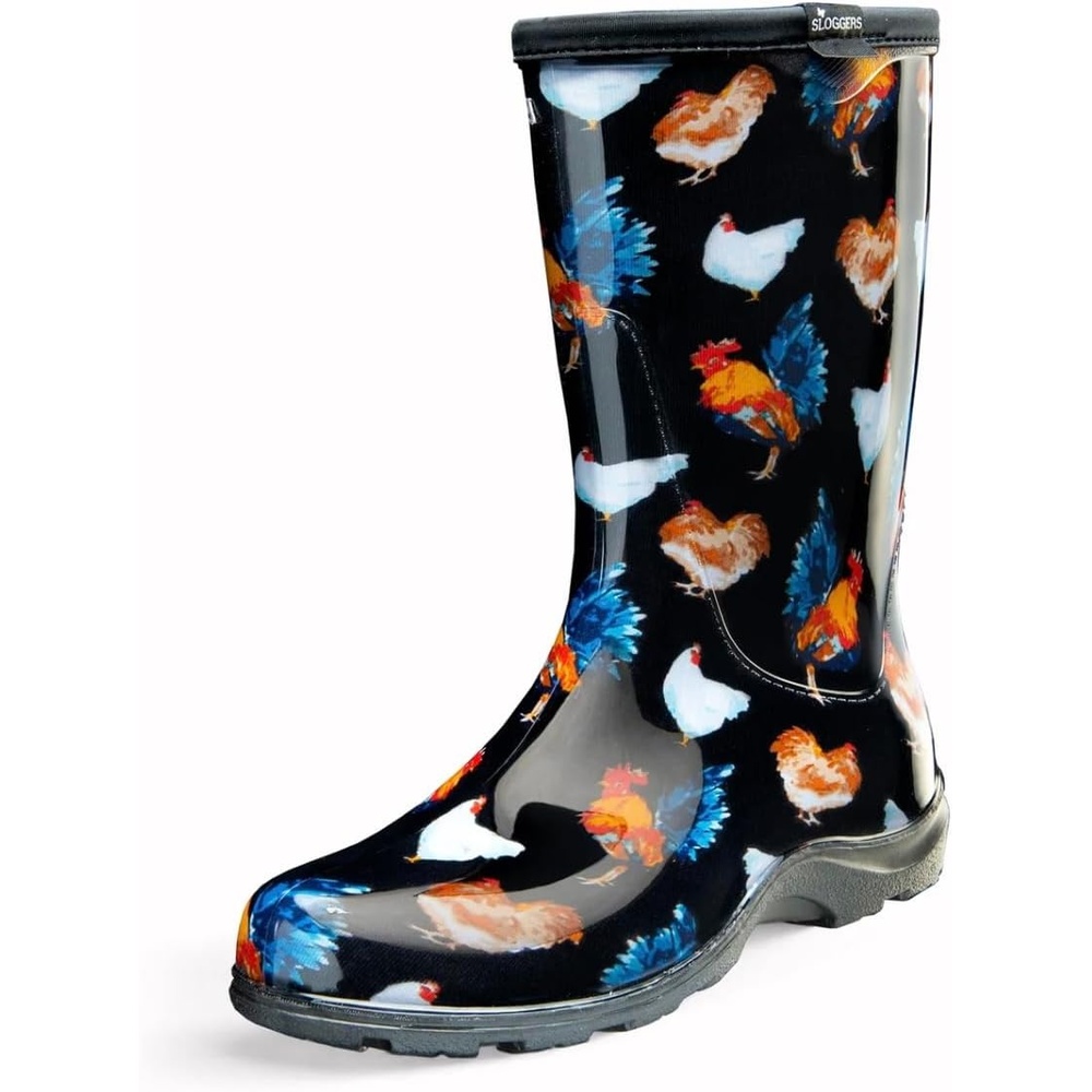 image:imageSLOGGERS Womens Rain and Garden Ankle BootBlack