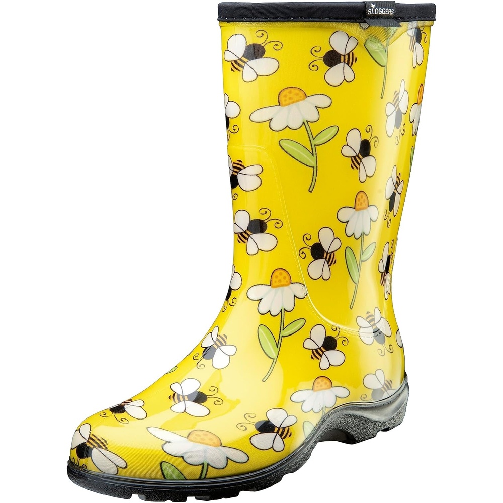 image:imageSLOGGERS Womens Rain and Garden Ankle BootBright Yellow