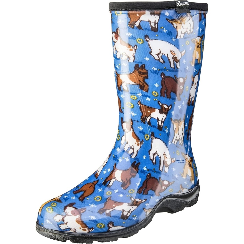 image:imageSLOGGERS Womens Rain and Garden Ankle BootGoats Sky Blue