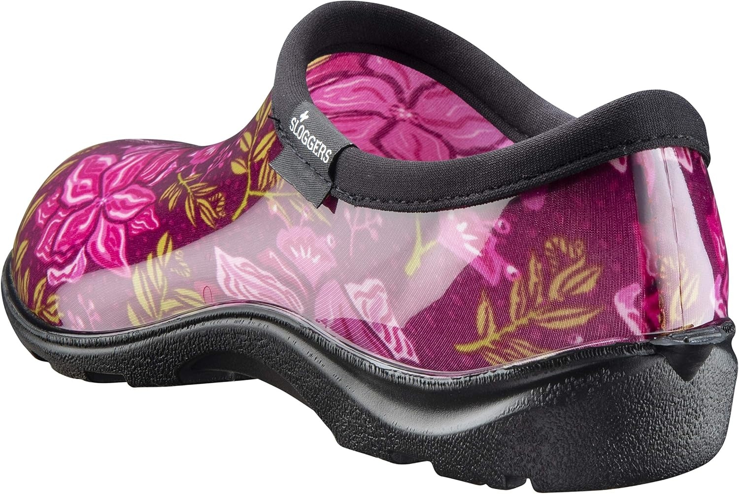 image:imageSloggers Original Waterproof Rain and Garden Shoe for Women Outdoor SlipOn Garden ClogSpring Surprise Rose