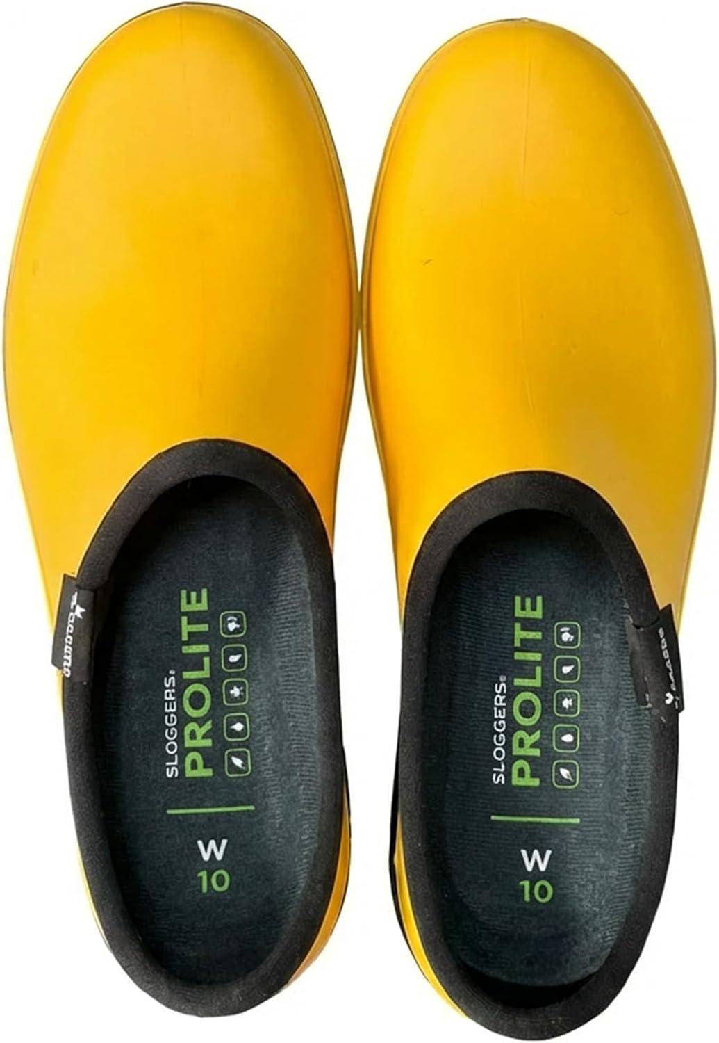 image:imageSloggers ProLite Womens Garden amp Work SlipOn Shoes 25 Lighter Waterproof Comfort Clogs with AllDay Insoles UV Protection Arch Support amp DeepLug Traction Made in USA with US amp Imported PartsSunshine Yellow