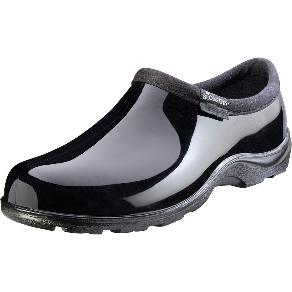 image:imageSloggers Original Waterproof Rain and Garden Shoe for Women Outdoor SlipOn Garden ClogClassic Black