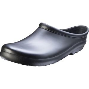 Sloggers Men’s Waterproof Slip-On Rain Clog – Durable Work Shoe with Comfort Insole (Made in USA)(Black)