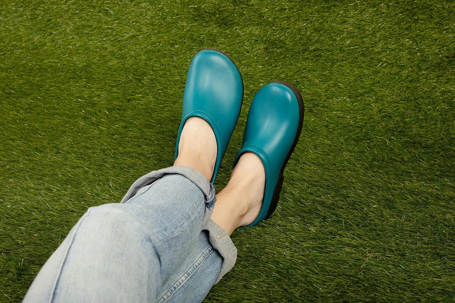 image:imageSloggers Waterproof Everyday Clogs for Women Traditional Clogs with Premium Comfort Support Insole for Garden Restaurant and HealthcareDeep Lake Blue